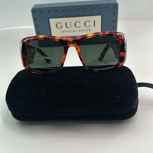 New Authentic GUCCI | GG1080S 003 | HAVANA |SUNGLASSES - Picture 14 of 15